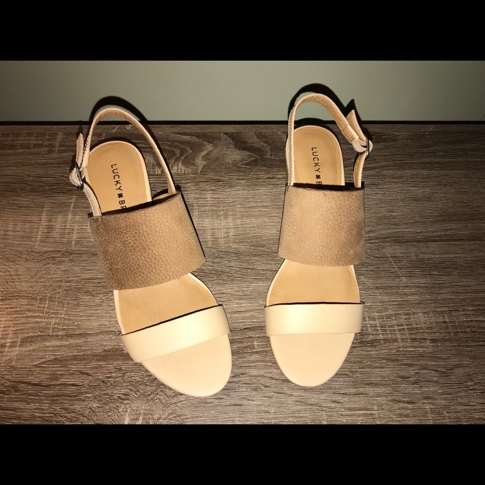 Lucky brand sandals (EUC)